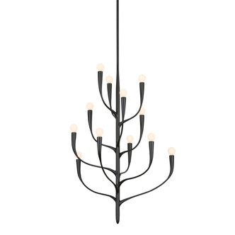 Hudson Valley - 9612B-AI - 12 Light Chandelier - Labra - Aged Iron