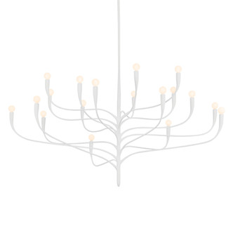 Hudson Valley - 9619-WP - 18 Light Chandelier - Labra - White Plaster