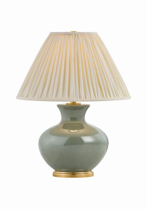 Hudson Valley - L4719-AGB/CYG - One Light Table Lamp - Cortlandt - Aged Brass