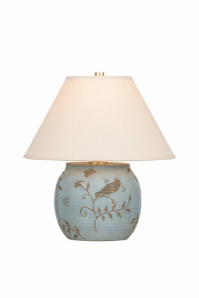 Hudson Valley - L5617-VGL/CSR - One Light Table Lamp - Eavesport - Vintage Gold Leaf