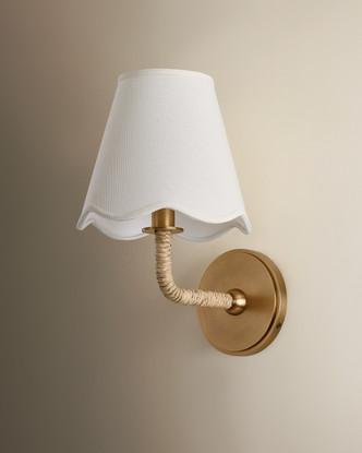 Olia One Light Wall Sconce (H1171101-PBR)