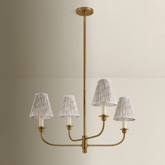 Ryle Four Light Chandelier (H1175804B-PBR)