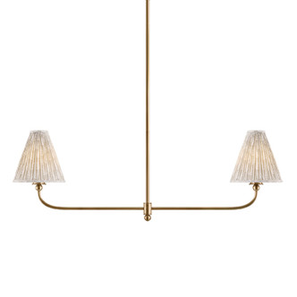 Mitzi - H1175902B-PBR - Two Light Linear Pendant - Ryle - Patina Brass