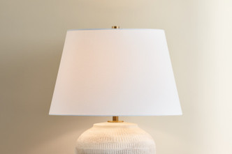 Maddox One Light Table Lamp (HL1186201-PBR/CHT)