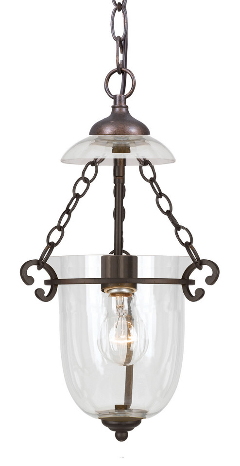 Crystorama - 5761-BU-CL - One Light Pendant - Pendant - Bronze Umber