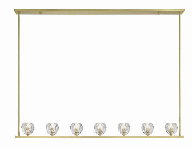 Crystorama - ARA-10267-SB - LED Chandelier - Aragon - Soft Brass