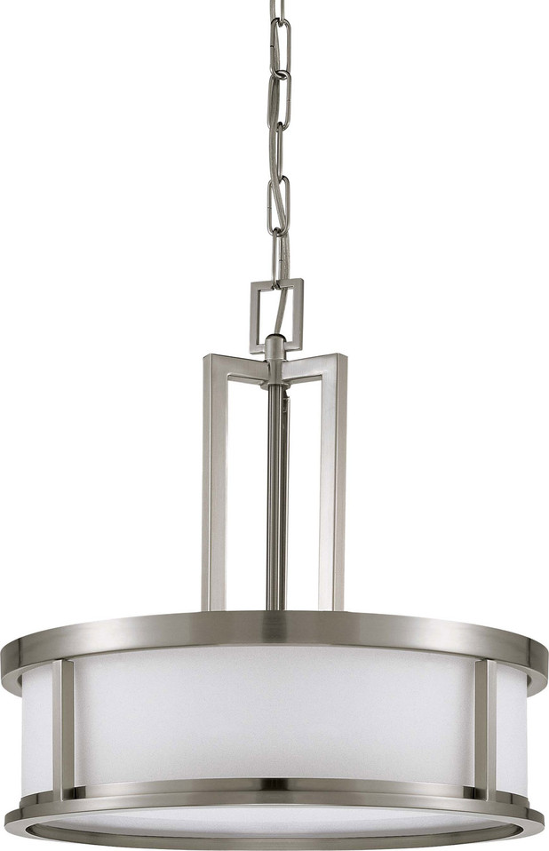 Nuvo Lighting - 60-2857 - Four Light Pendant - Odeon - Brushed Nickel