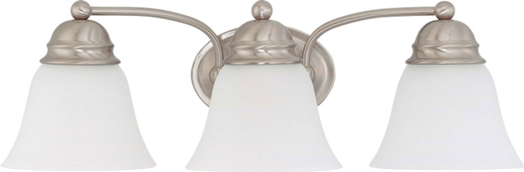 Nuvo Lighting - 60-3266 - Three Light Vanity - Empire - Brushed Nickel