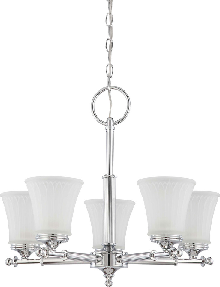 Nuvo Lighting - 60-4265 - Five Light Chandelier - Teller - Polished Chrome