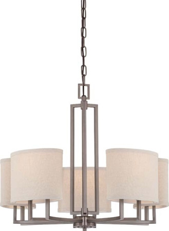 Nuvo Lighting - 60-4855 - Five Light Chandelier - Gemini - Hazel Bronze