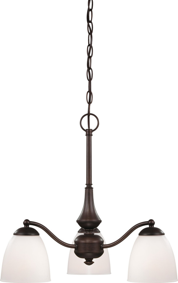 Nuvo Lighting - 60-5142 - Three Light Chandelier - Patton - Prairie Bronze