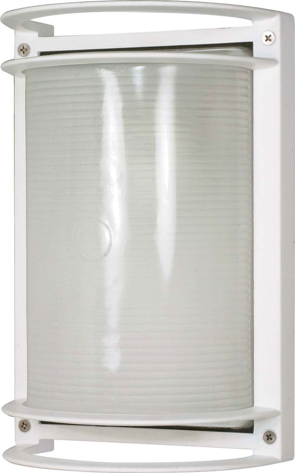 Nuvo Lighting - 60-530 - One Light Outdoor Bulk Head - Die Cast Bulk Heads Semi Gloss White - Semi Gloss White