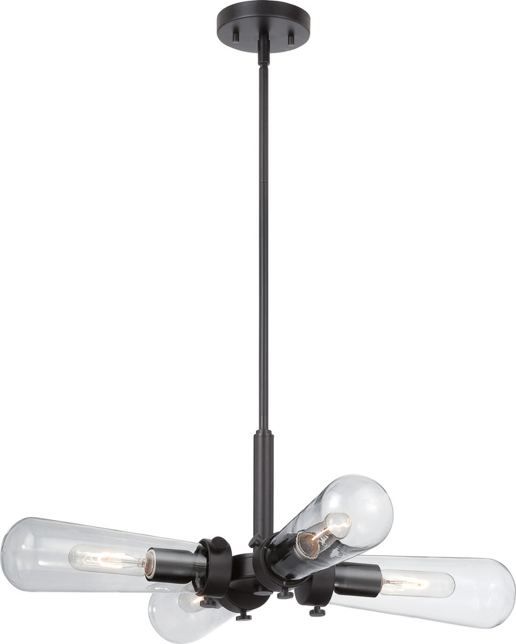 Nuvo Lighting - 60-5364 - Four Light Pendant - Beaker - Aged Bronze