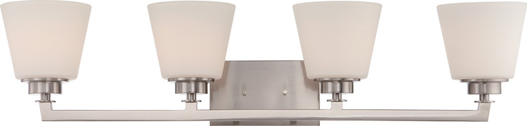Nuvo Lighting - 60-5454 - Four Light Vanity - Mobili - Brushed Nickel