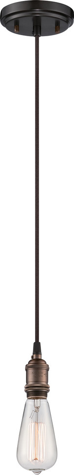 Nuvo Lighting - 60-5505 - One Light Pendant - Vintage - Rustic Bronze