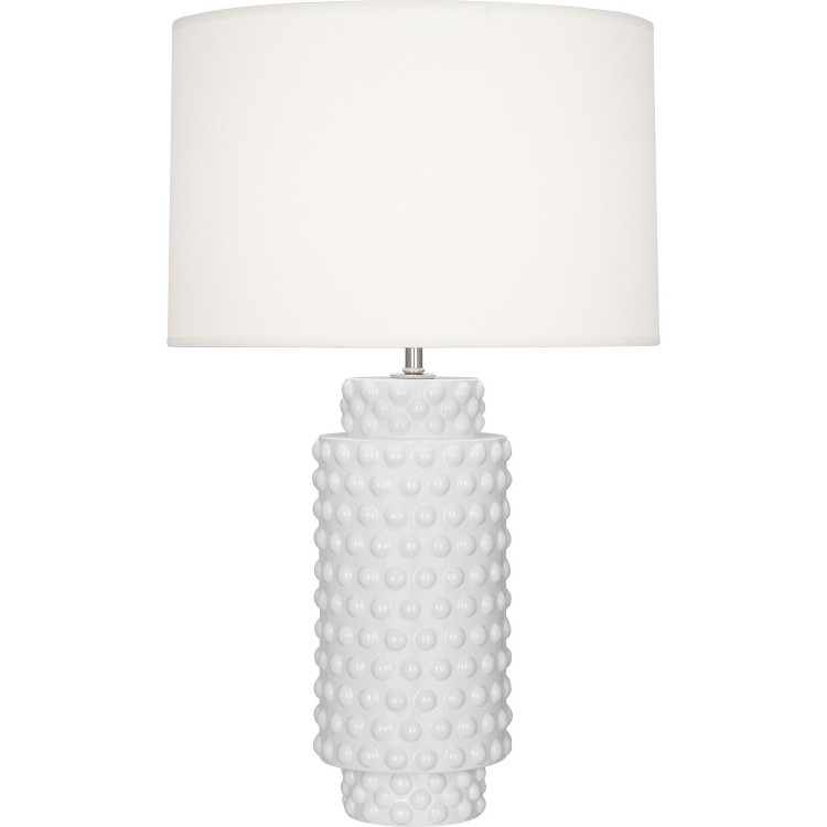 Robert Abbey - DY800 - One Light Table Lamp - Dolly - Daisy Glazed Textured Ceramic