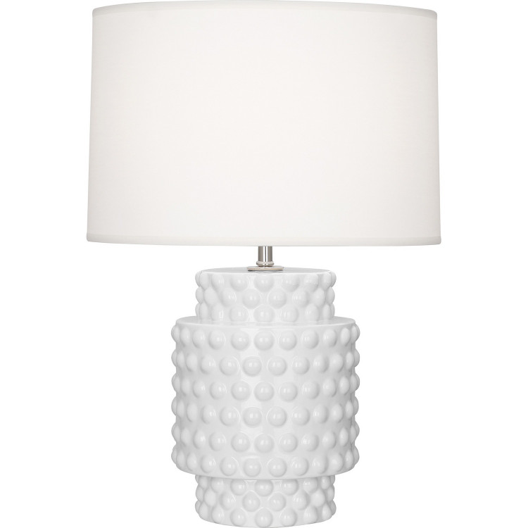 Robert Abbey - DY801 - One Light Accent Lamp - Small Dolly - Daisy Glazed Textured Ceramic