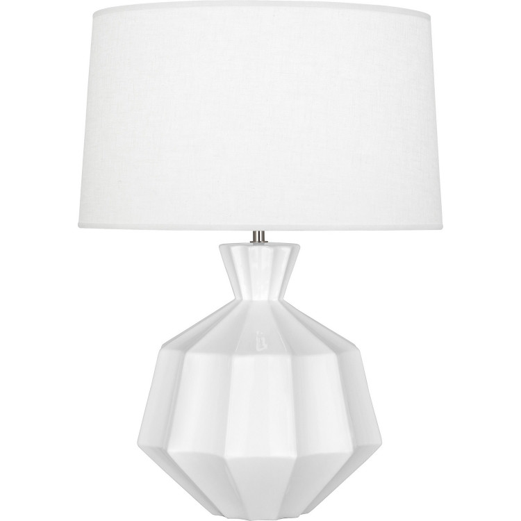 Robert Abbey - DY999 - One Light Table Lamp - Orion - Daisy Glazed Ceramic