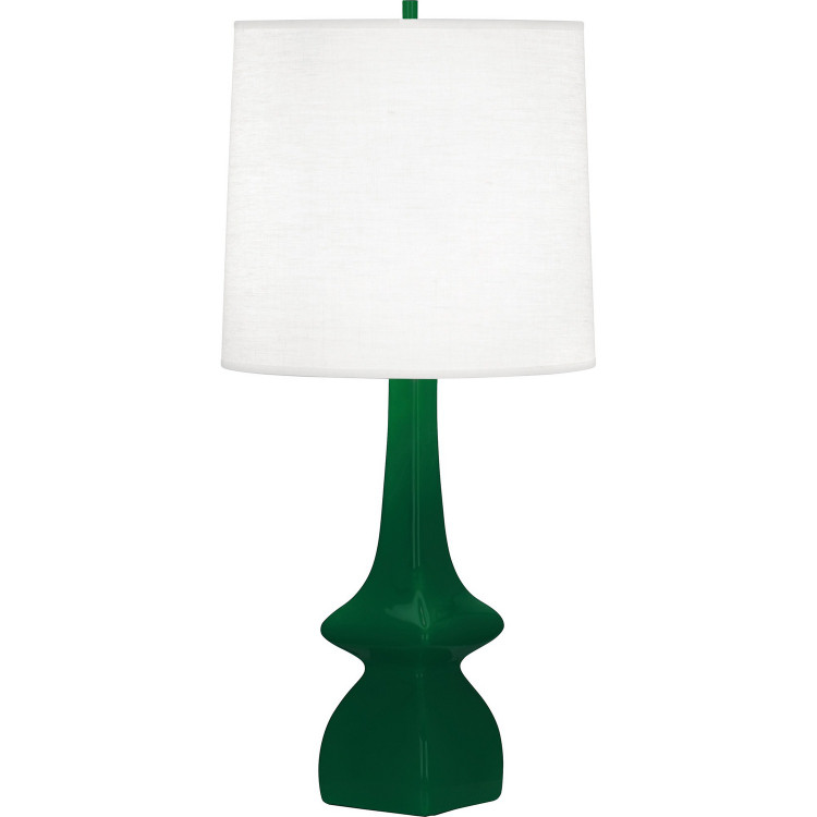 Robert Abbey - JU210 - One Light Table Lamp - Jasmine - Jungle GLAZED CERAMIC