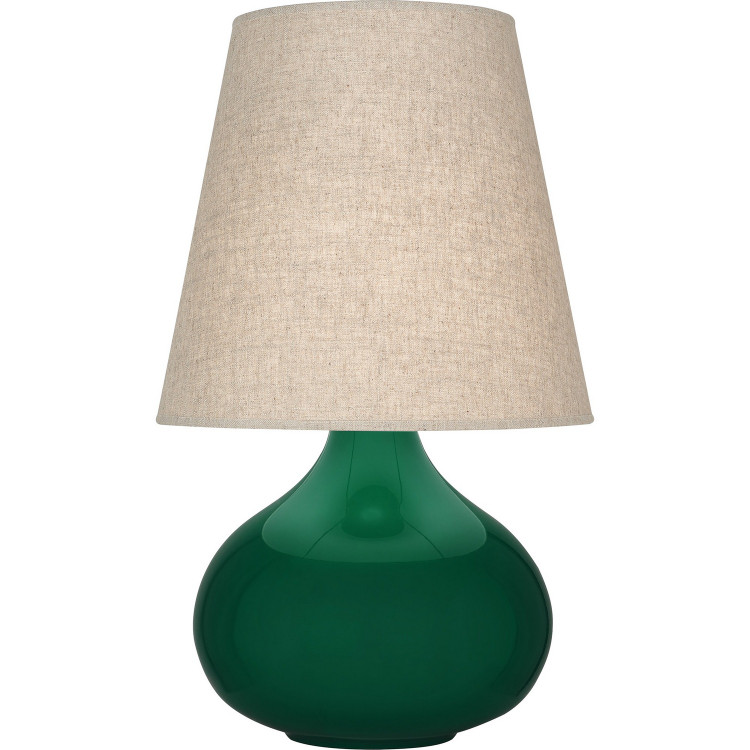Robert Abbey - JU91 - One Light Accent Lamp - Small June - Jungle Glazed Ceramic
