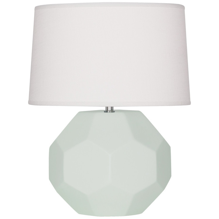 Robert Abbey - MCL01 - One Light Table Lamp - Franklin - Matte Celadon Glazed Ceramic