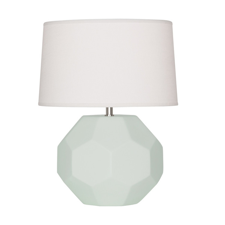 Robert Abbey - MCL02 - One Light Accent Lamp - Small Franklin - Matte Celadon Glazed Ceramic