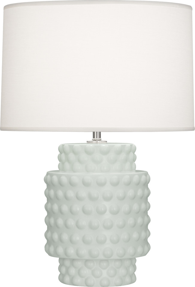 Robert Abbey - MCL09 - One Light Accent Lamp - Small Dolly - Matte Celadon Glazed Textured Ceramic