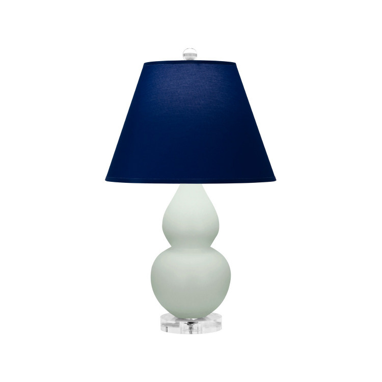 Robert Abbey - MCL53N - One Light Accent Lamp - Small Double Gourd - Matte Celadon Glazed Ceramic w/Lucite