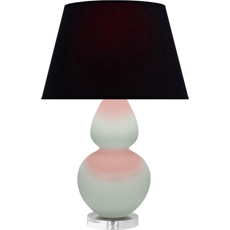 Robert Abbey - MCL62K - One Light Table Lamp - Double Gourd - Matte Celadon Glazed Ceramic w/Lucite