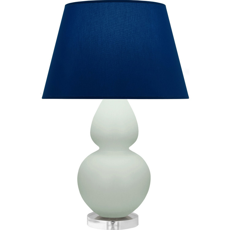 Robert Abbey - MCL62N - One Light Table Lamp - Double Gourd - Matte Celadon Glazed Ceramic w/Lucite