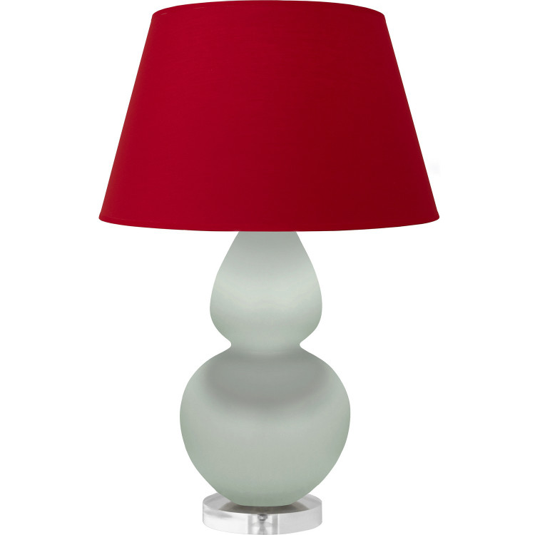 Robert Abbey - MCL62R - One Light Table Lamp - Double Gourd - Matte Celadon Glazed Ceramic w/Lucite