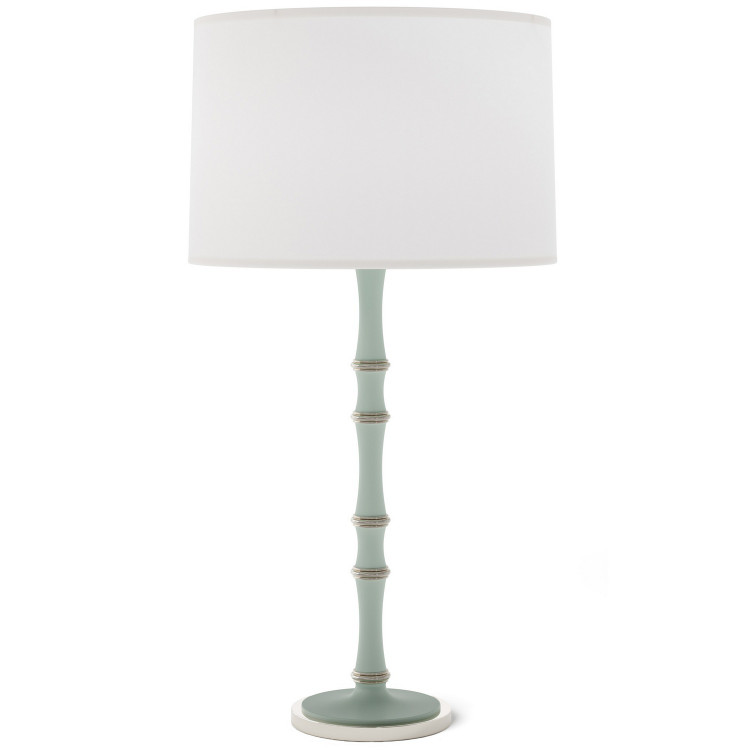 Robert Abbey - MCL72 - One Light Table Lamp - Kane - Matte Celadon w/Polished Nickel