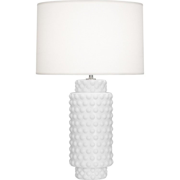 Robert Abbey - MDY08 - One Light Table Lamp - Dolly - Matte Daisy Glazed Textured Ceramic