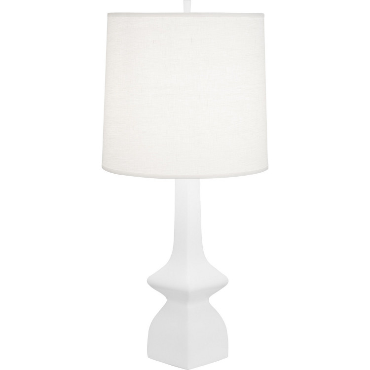 Robert Abbey - MDY10 - One Light Table Lamp - Jasmine - Matte Daisy Glazed Ceramic