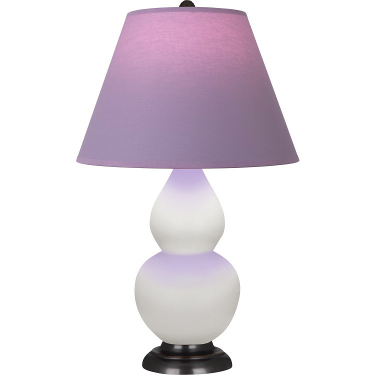 Robert Abbey - MDY11L - One Light Accent Lamp - Small Double Gourd - Matte Daisy Glazed Ceramic w/Deep Patina Bronze