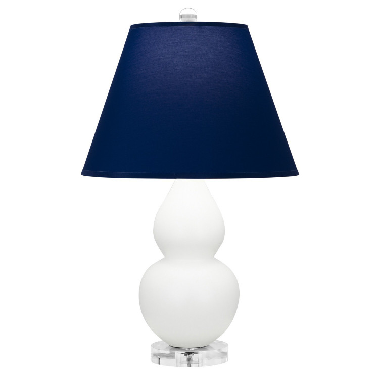 Robert Abbey - MDY13N - One Light Accent Lamp - Small Double Gourd - Matte Daisy Glazed Ceramic w/Lucite