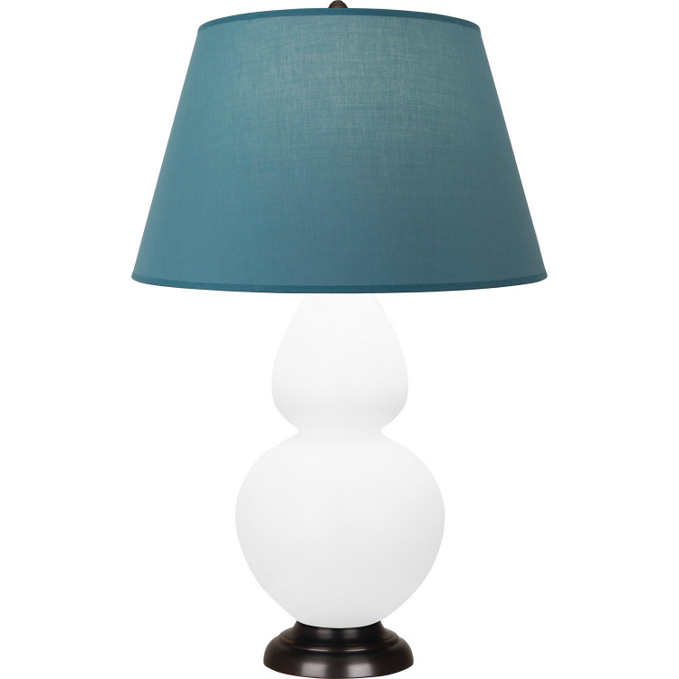 Robert Abbey - MDY21B - One Light Table Lamp - Double Gourd - Matte Daisy Glazed Ceramic w/Deep Patina Bronze