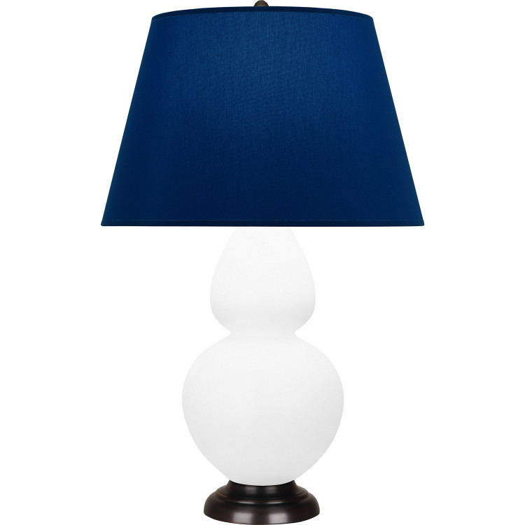 Robert Abbey - MDY21N - One Light Table Lamp - Double Gourd - Matte Daisy Glazed Ceramic w/Deep Patina Bronze