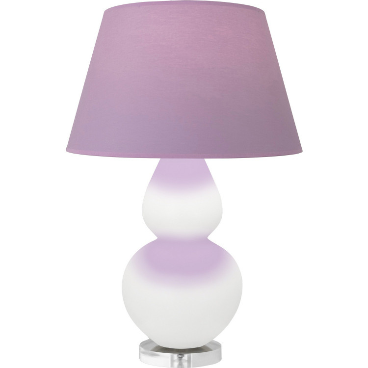 Robert Abbey - MDY23L - One Light Table Lamp - Double Gourd - Matte Daisy Glazed Ceramic w/Lucite