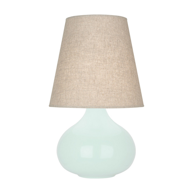 Robert Abbey - MN91 - One Light Accent Lamp - Small June - Mint Glazed Ceramic