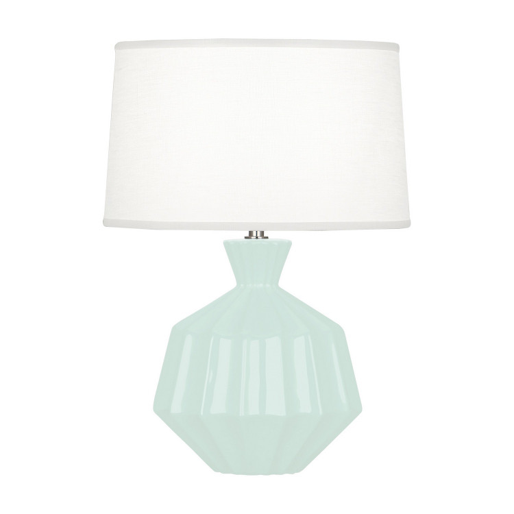Robert Abbey - MN989 - One Light Accent Lamp - Small Orion - Mint Glazed Ceramic