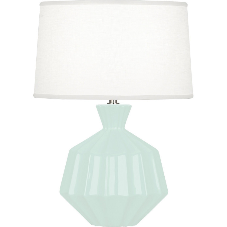 Robert Abbey - MN999 - One Light Table Lamp - Orion - Mint Glazed Ceramic