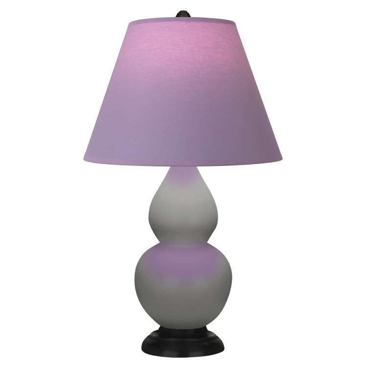 Robert Abbey - MST51L - One Light Accent Lamp - Small Double Gourd - Matte Smokey Taupe Glazed Ceramic w/Deep Patina Bronze