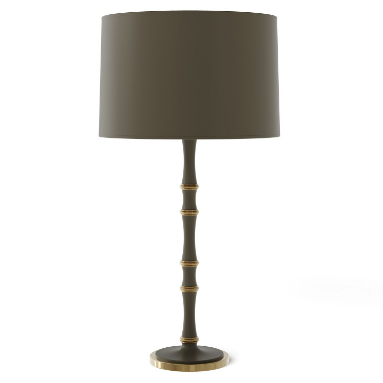 Robert Abbey - MST71X - One Light Table Lamp - Kane - Matte Smokey Taupe w/Modern Brass
