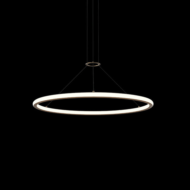 Sonneman - 2233.14 - LED Pendant - Luna - Brass