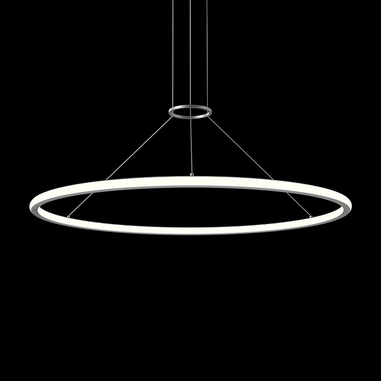 Sonneman - 2234.16 - LED Pendant - Luna - Bright Satin Aluminum