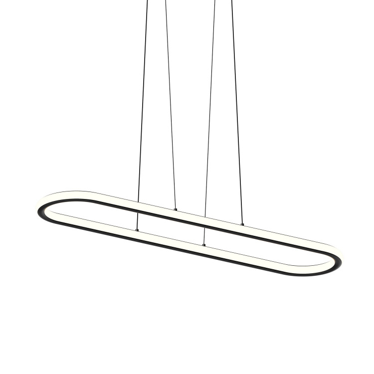 Sonneman - 2242.25-35 - LED Pendant - Luna - Satin Black