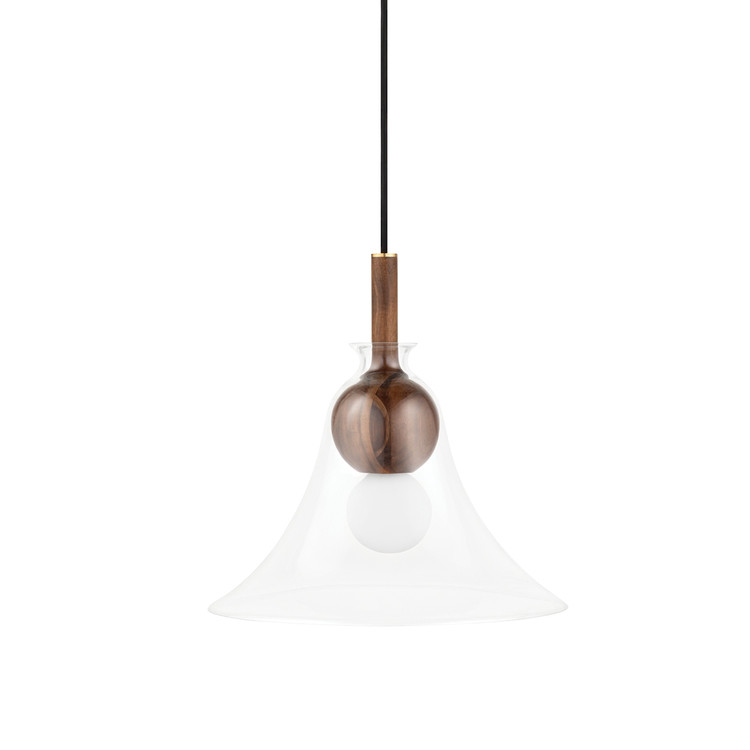 Mitzi - H380701C-AGB - One Light Pendant - Dani - Aged Brass