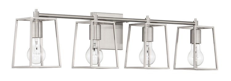 Craftmade - 12132BNK4 - Four Light Vanity - Dunn - Brushed Polished Nickel