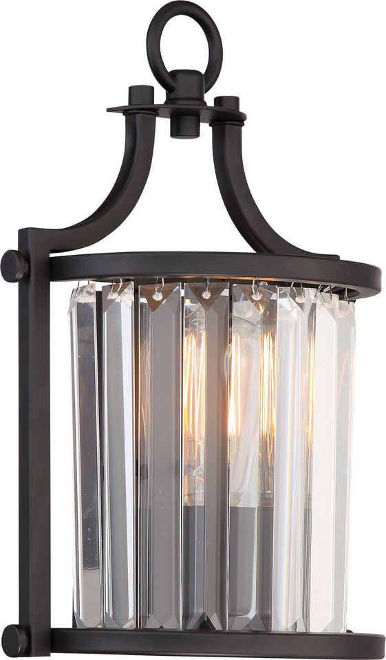 Nuvo Lighting - 60-5776 - One Light Wall Sconce - Krys - Aged Bronze